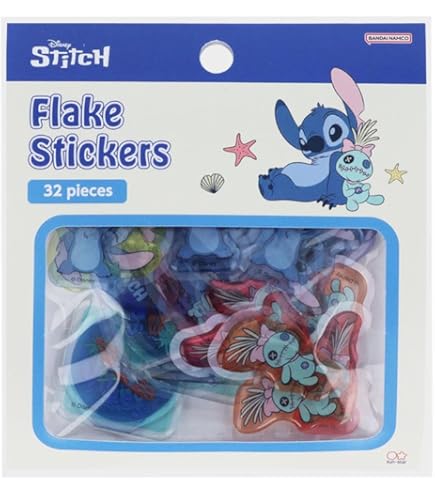 レア！！スティッチ ベーカリーシール　ぷっくり　もっちり Amazon.co.jp: スティッチ[フレークシール]ぷっくり フレーク