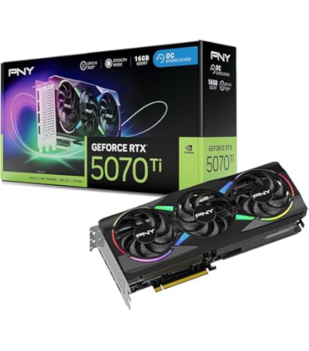 PNY NVIDIA GeForce RTX™ 5080 Slim Dual-Fan, Dual-Slot OC Graphics