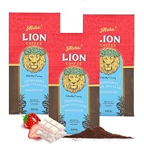 Amazon | ライオンコーヒー ストロベリーホワイトチョコレート 140g×3