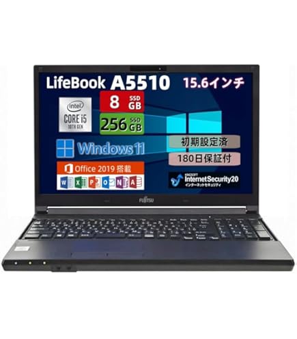 Amazon.co.jp: 【Win 10搭載】富士通LIFEBOOK A576 ☆高性能第6世代