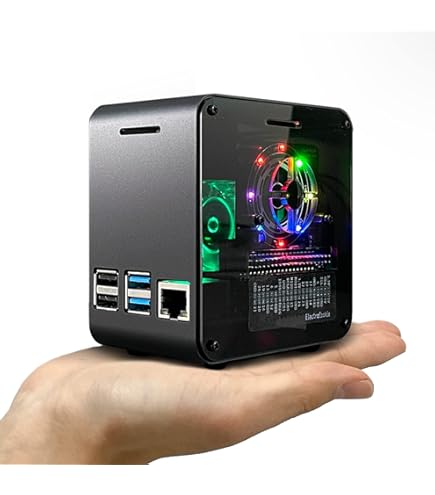 Amazon.co.jp: Raspberry Pi冷却ファンセット - ヒートシンクと1対2