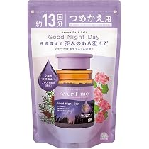 Amazon.co.jp: アーユルタイム グッドナイトデイ バスソルト