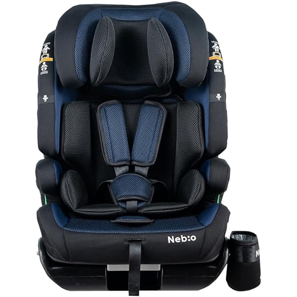Nebio ジュニアシート チャイルドシート ネイビー Amazon | Nebio ジュニアシート ISOFIX R129適合 グランデピット