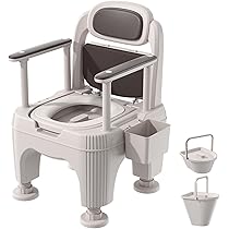 新品未使用アームレスト付きポータブルトイレ　介護用品 31f8Z156nHL.jpg_BO30,255,255,