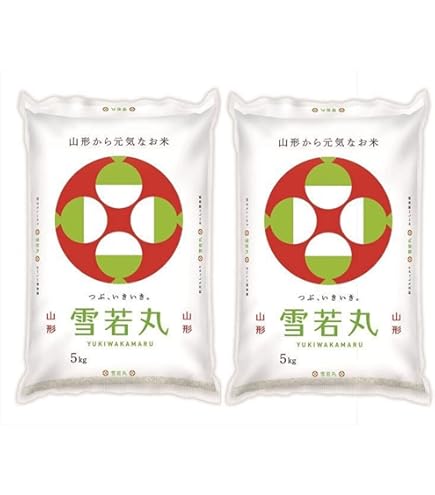 Amazon.co.jp: 【無洗米】 雪若丸 20kg (5kgx4袋) 山形県産 令和7年産