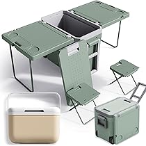 Amazon | 【テーブル&椅子&5Lボックス付き】クーラーボックス
