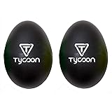 TYCOON PERCUSSION TE-BK Egg Shakers ブラック エッグ シェイカー (2pcs/1pack)