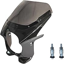 汎用ビキニカウル用　カーボン製スクリーン　新品 Amazon | ビキニカウル スクリーン付き ホンダ用 適合車種