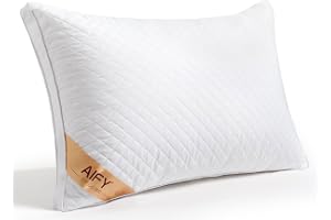 AIFY 枕 高級ホテル仕様まくら 43×63×高さ16cm (1個入り) 快眠 首が痛くならない 立体構造 ふわふわ 寝心地良い 横向き寝 仰向け寝 洗える 抗菌 通気性 ホワイト