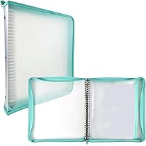 Amazon | mottoカミモノフリーク ファスナー付きバインダー ミント