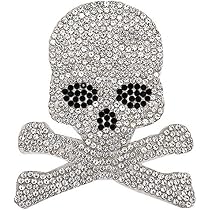 アイロンワッペン★スカル★６６６★チェッカーフラッグ★クロスボーン Amazon.co.jp: スカル ワッペン ストーンワッペン アイロン接着 縦6.7