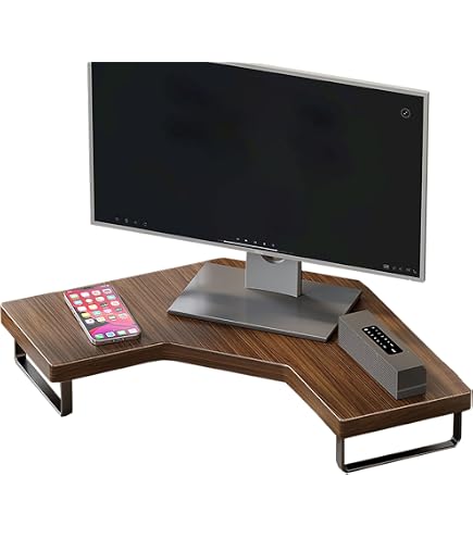 Amazon.co.jp: モニター台 卓上 ピンクのコーナースクリーンスタンド