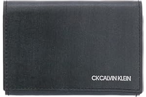 [Calvin Klein] [シーケー カルバンクライン] 名刺入れ ブランドショッパー付き ギフト包装 ボルダーII メンズ 345181 CK レザー 【01】 ブラック