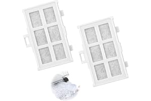 【RHOOZ】日立用 製氷機 フィルター 2個入り RJK-30 日立 冷蔵庫 製氷機 フィルター 抗菌 无味 兼容品 R-CS44MVP2/ R-CS44MVP2L /R-CS44PAM/R-C5700 /R-C6200 /R-C6700/R-CK40MPAM /R-CK40RPAM (2個入り) - 1