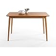 ZINUS Jen 47 Inch Wood Dining Table/Solid Wood Kitchen Table/Easy ...