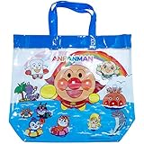 2017年 夏物 アンパンマン ビーチバッグ プールバッグ Anpanman ブルー◇28×33×8cm