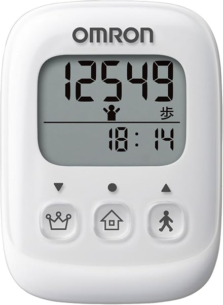オムロン(OMRON) 歩数計 ホワイト HJ-325-W - 1