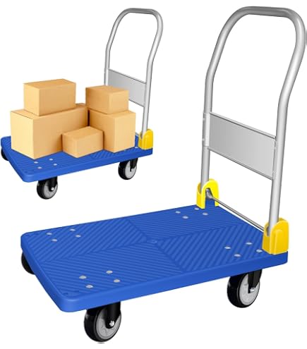 Amazon.co.jp: UYTON 台車 折りたたみ台車 耐荷重 【400】KG /【M（60 