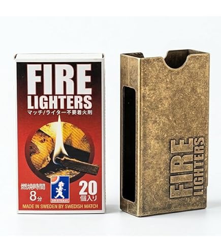 Amazon.co.jp: 【ファイヤーライターズ】FIRE LIGHTERS 20個入り＋保管