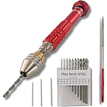 Amazon | [kuriiro] ピンバイス ハンドドリル 精密 0.8～3.0mm刃セット
