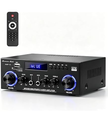 Wireless Bluetooth Audio Amplifiers, Sunbuck 200W Power Home