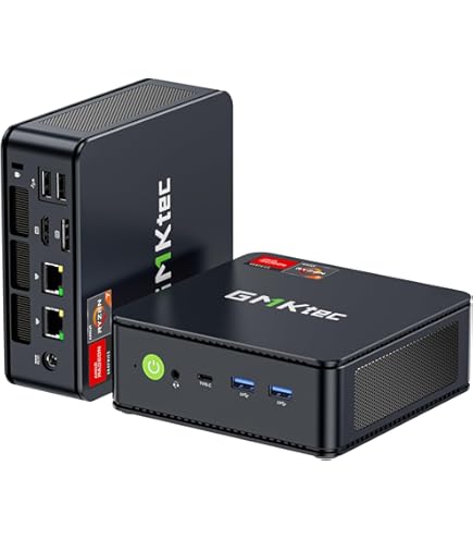 GMKtec Mini PC AMD Ryzen 7 5700U (8C/16T 4.30GHz) 16G DDR4 1TB