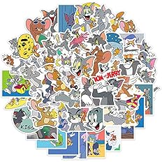 Amazon Co Jp トムとジェリー 猫とネズミ Tom And Jerry アメリカアニメ 人気アニメ ステッカー50枚 文房具 オフィス用品