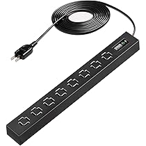 Amazon.co.jp: サンワダイレクト 電源タップ AC 8個口 3m 雷ガード