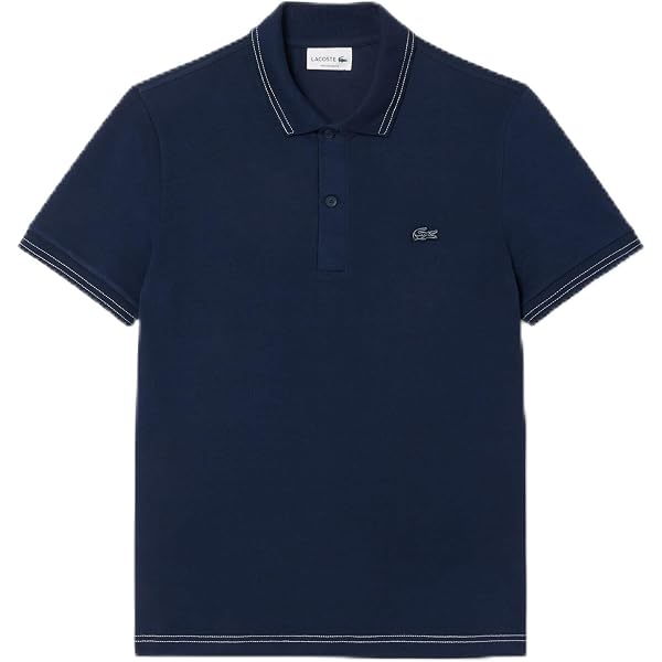 Amazon | [Lacoste] [公式] 配色パイピング比翼ポロシャツPH0796 