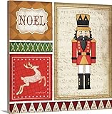 canvasondemandジェニファーピュープレミアムシックラップキャンバス題名" Nutcracker Noel Square " 36" x 36" 2385926_24_36x36_none