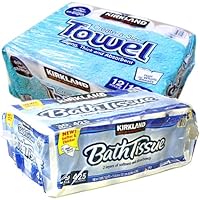 カークランド　トイレットペーパー　+　キッチンペーパータオル　セット (トイレットペーパー　+　キッチンペーパータオル　セット)