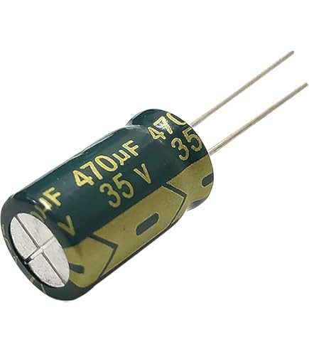 Amazon | ニチコン アルミ電解コンデンサ 470μF 50V dc 5個 