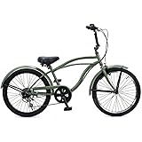 Amazon 湘南鵠沼海岸発信 ジュニア用ビーチクルーザー Color パープル スカイブルー Feeling Of Decks 22inch 子供用自転車 ２２インチ Rainbow 子ども用自転車