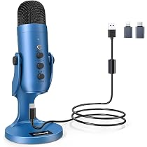 Amazon.co.jp: ZealSound USBマイク コンデンサーマイクPC用 配信用