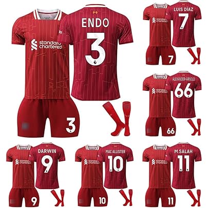 Amazon.co.jp: サラー ユニフォーム 上下セット 子供用 リバプール