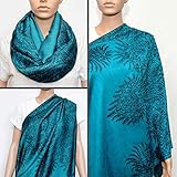 Nursing Cover - Nursing Scarf - Nursing Infinity Scarf (Floral Turquoise) by Rodaruus