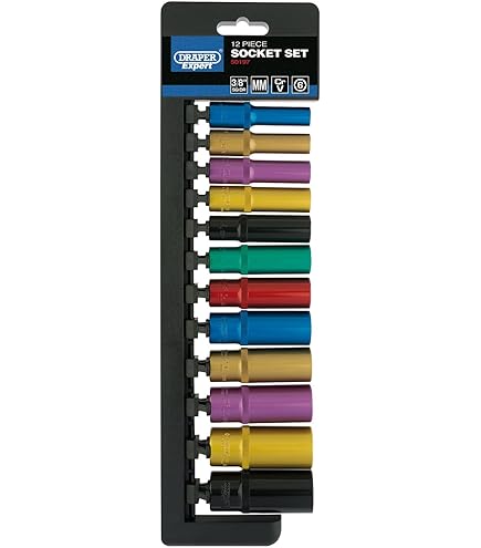 Draper 1/4" Sq. Dr. Metric Socket Set On Metal Rail 13 Piece 16487 - View #8