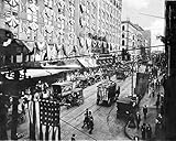 Restoredブラック&ホワイトフォト – Historicセントルイス、ミズーリ州 – トラフィックonワシントンAvenue、c1912 44in x 36in STL101803_4436