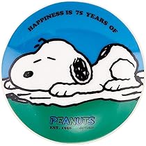 Amazon｜「 peanuts (ピーナッツ)」 スヌーピー 75th 小皿 豆皿 