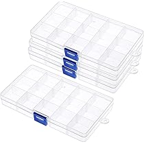 Amazon｜Gebildet 4個セット透明 収納ケース アクセサリー