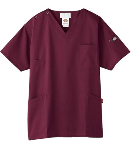 Amazon.co.jp: 住商モンブラン スクラブ 男女兼用/右肩口スナップ