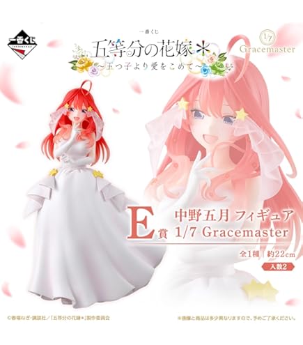 Amazon.co.jp: 一番くじ 五等分の花嫁∽ ～五つ子ハネムーン～D賞 中野