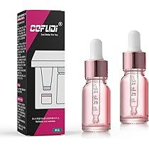 Amazon.co.jp: スポイトボトル 10ml 2個 遮光瓶 ピンク