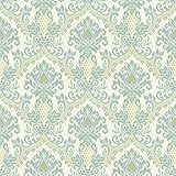 York Wallcoverings WP2418SMP Waverly Small Prints Bedazzled Wallpaper Memo Sample, 8-Inch x 10-Inch,