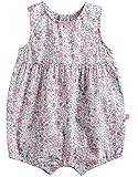 [Vaenait Baby]100%綿ベビー服ロンパースつなぎ肌着カバーオールフード付きLily Pink L
