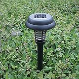 MooBom 殺虫ライト 蚊取り器 ソーラーLEDライト 自動点灯 センサーライト 殺虫モード 照明モード お庭/芝生/屋外/園芸/車道/歩道/玄関などに適用 (3)