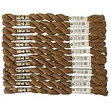 DMC コットンパール 刺繍糸 12束入 5番 #830 ブラウン系 DMC115-5B