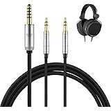 okcsc TC3.5 ヘッドホンケーブル リケーブル イヤホン・ヘッドホン用 SONY用 Hifiman用 HE4XX・HE-350・HE1000に適合 OFC 4芯 長さ2.0m 4.4mmバランス(5極)⇔3.5mmプラグ(3極)x2