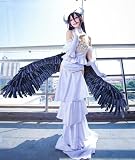 [xin yue] Overlord オーバーロード アルベド コスプレ衣装+角+wig+翼