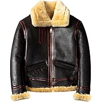 B-3 フライトジャケット Amazon | [VIIBOY] ムートンジャケット ムートコート ボア